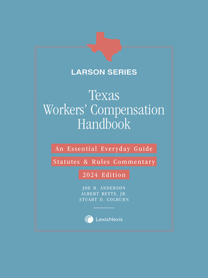 cover image of Texas Workers' Compensation Handbook